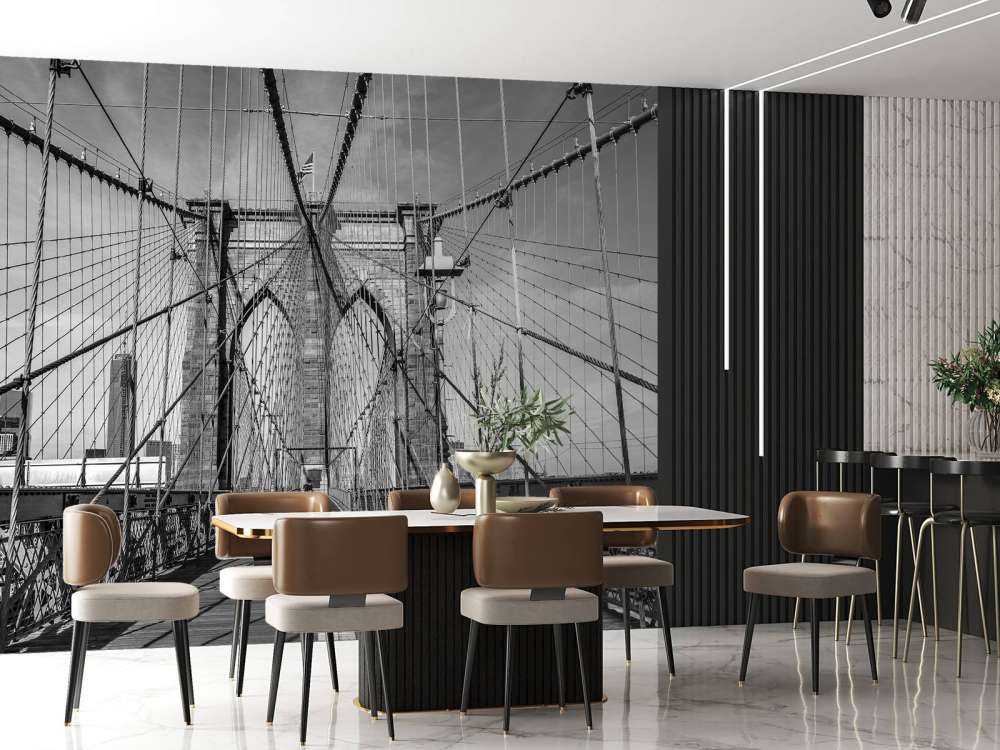 Bridge in black and white