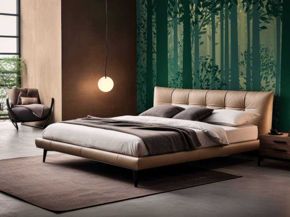 Abstract forest landscape