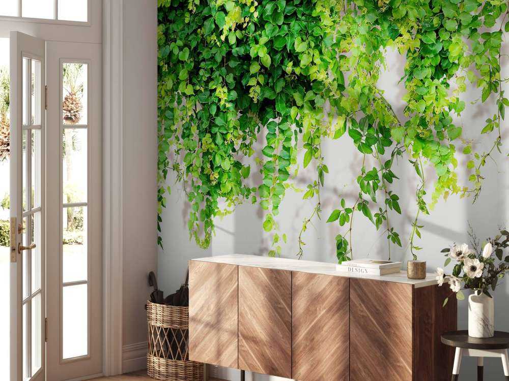 Green hanging branches