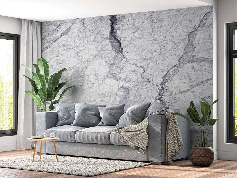 Marble black and white