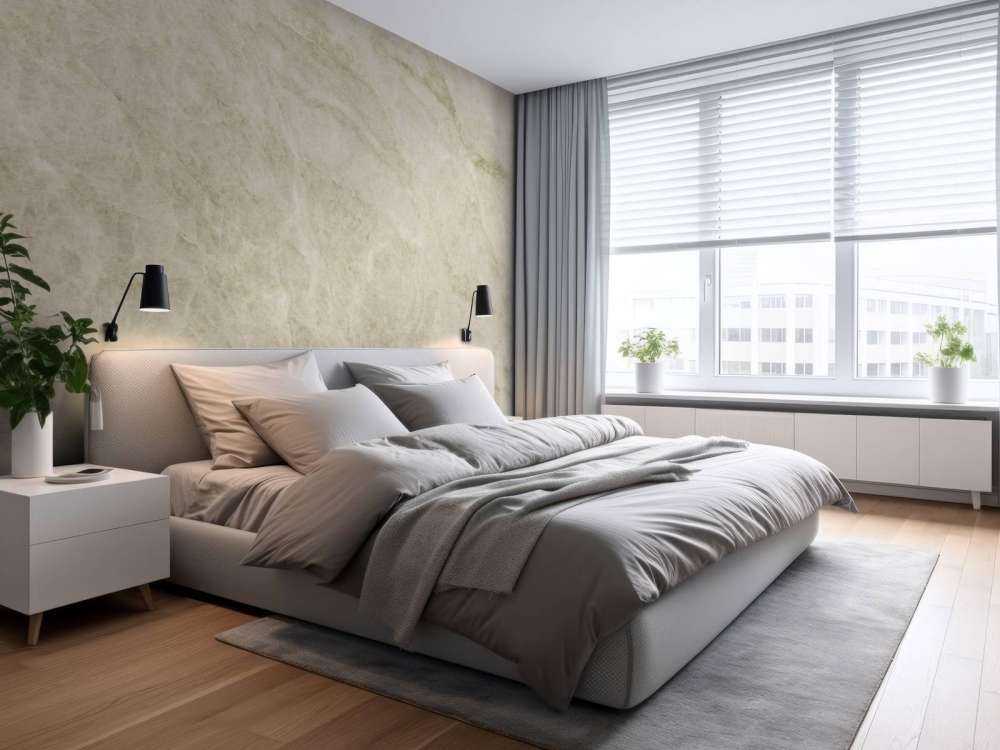 Light structured marble