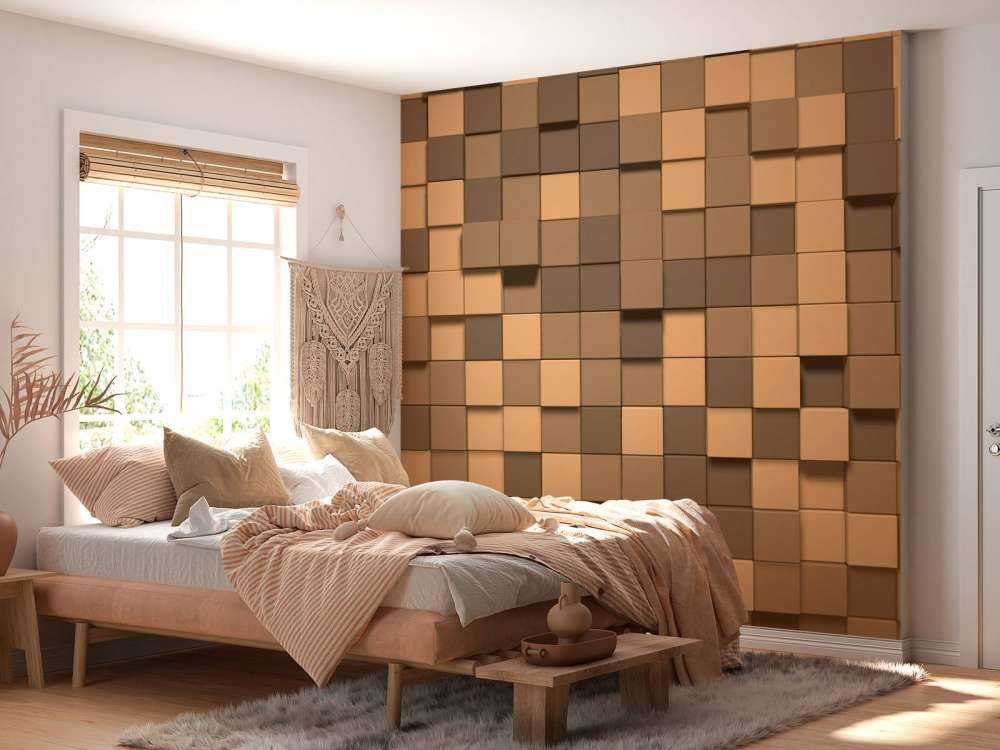 3D Minecraft blocks of earth