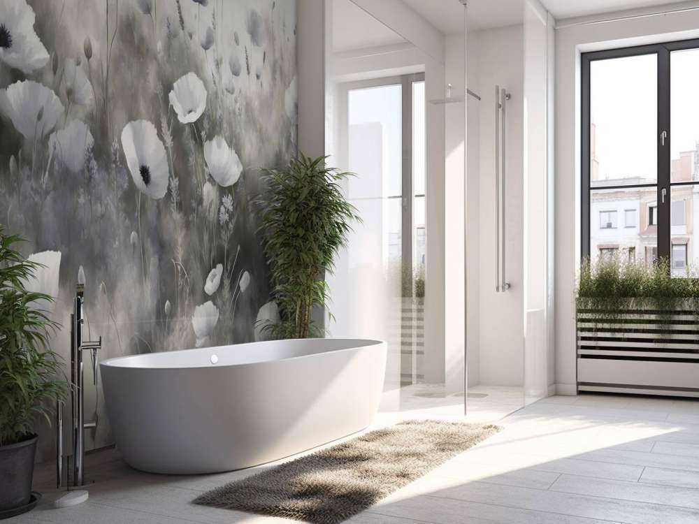 Wildflower dance - gray