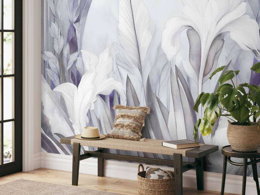 Irises at Sunrise Purple