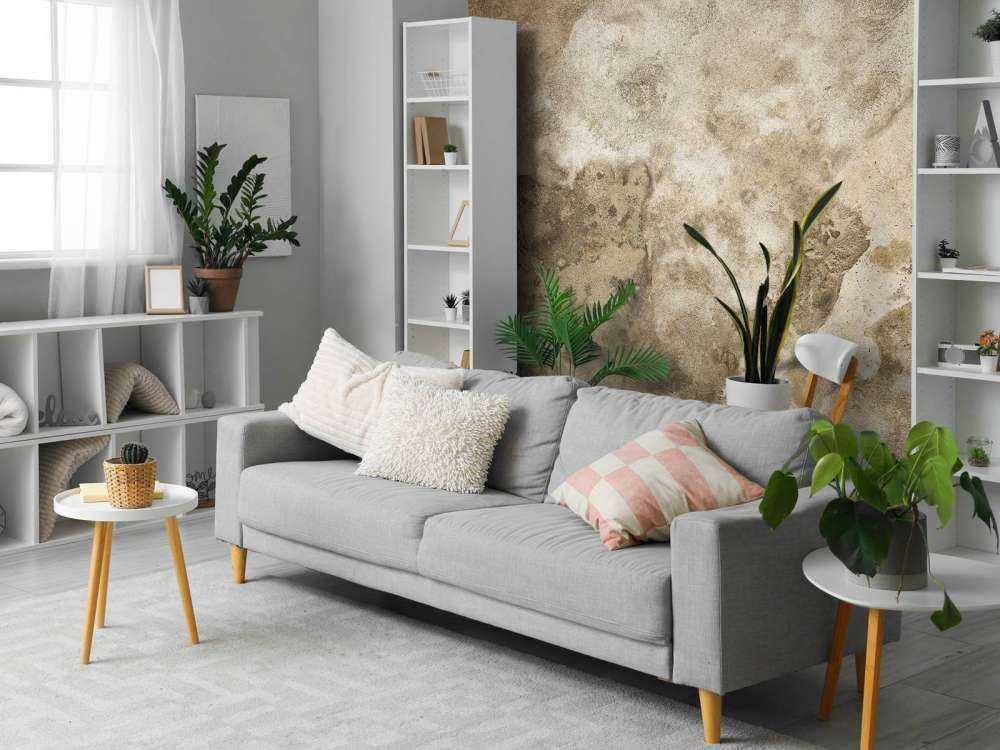 Layered concrete wall