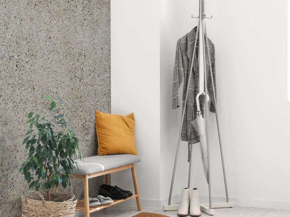 Concrete with coarse stones