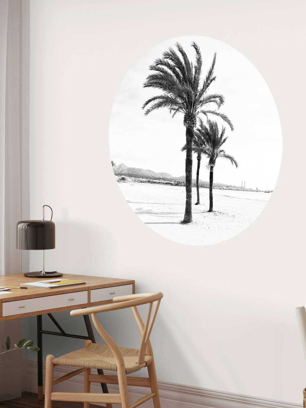 Palm trees together