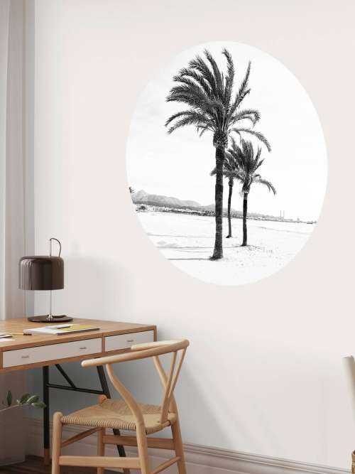 Palm trees together
