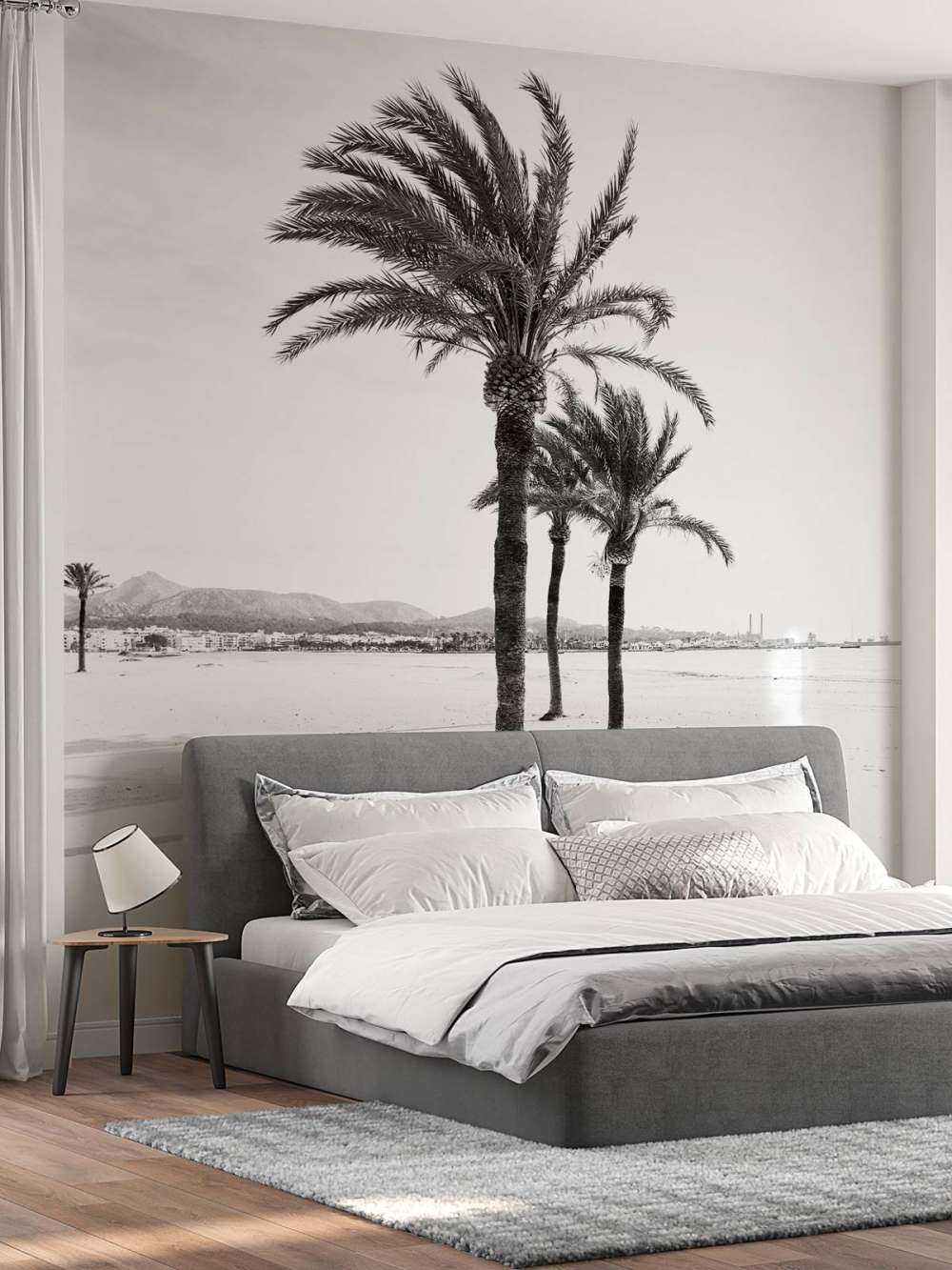 Palm trees together