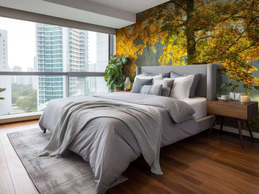 Tree in autumn colours