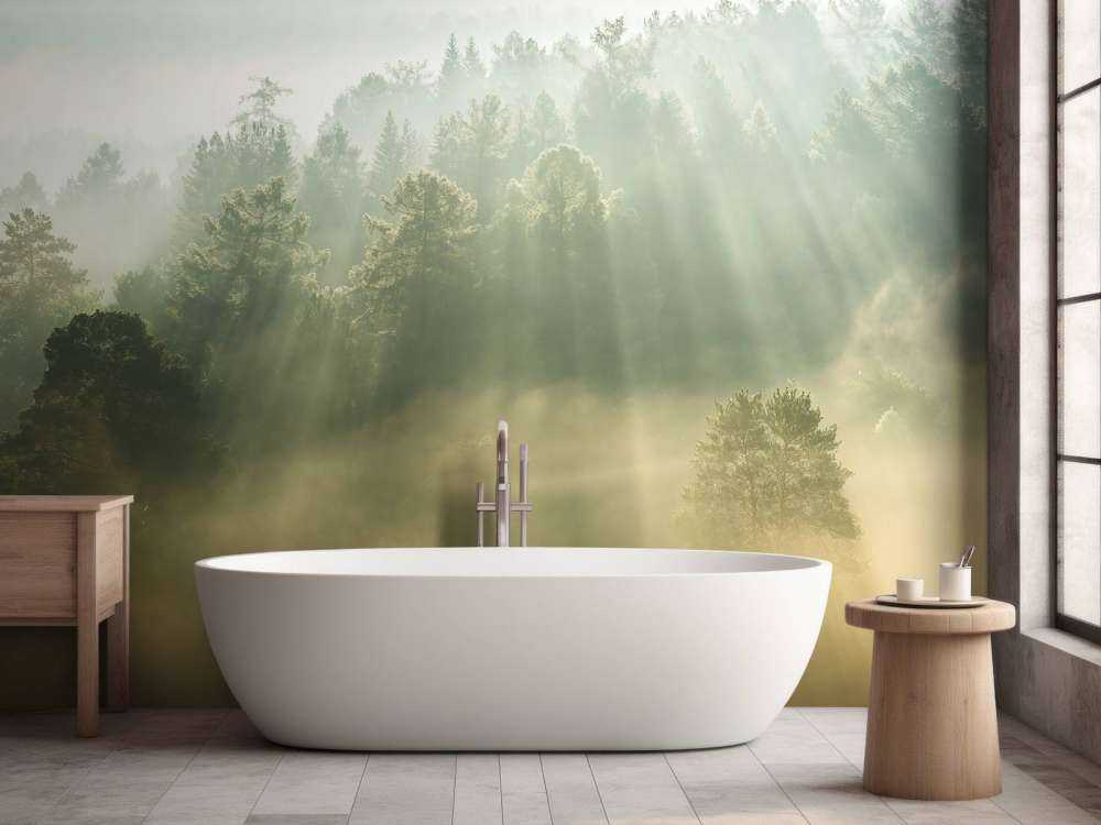 Sunrise between the hills