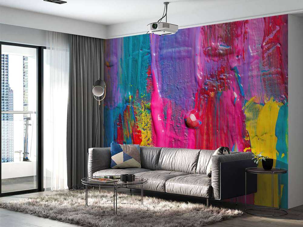 Coloured paint