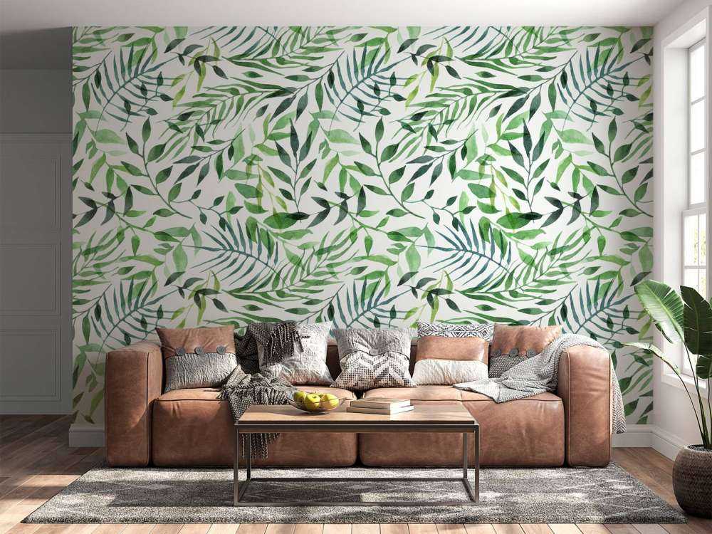 Cheerful pattern, green