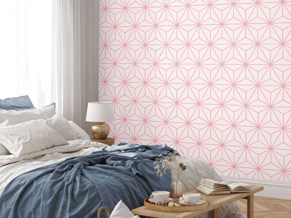 Geometric stars, white