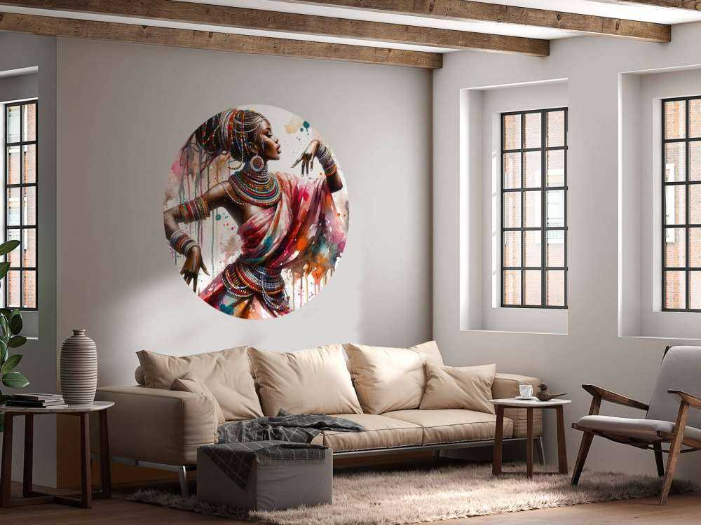 Watercolor African Dancer