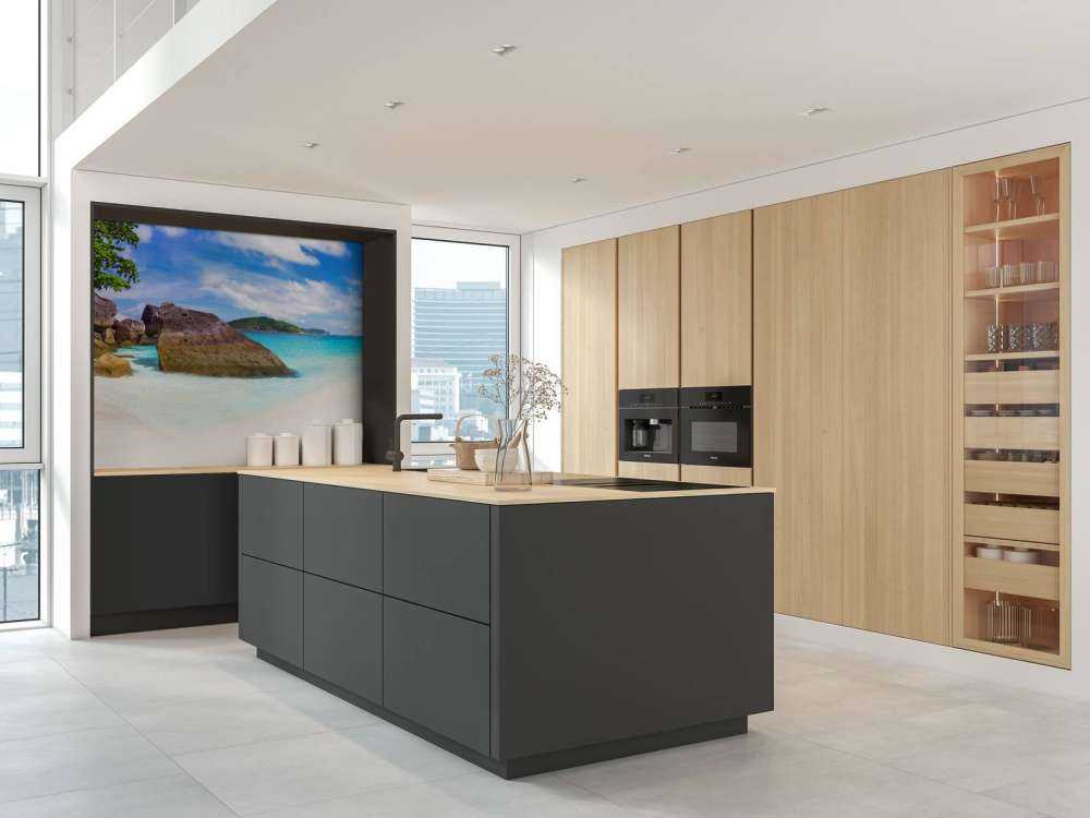 Panoramic photo of a tropical beach