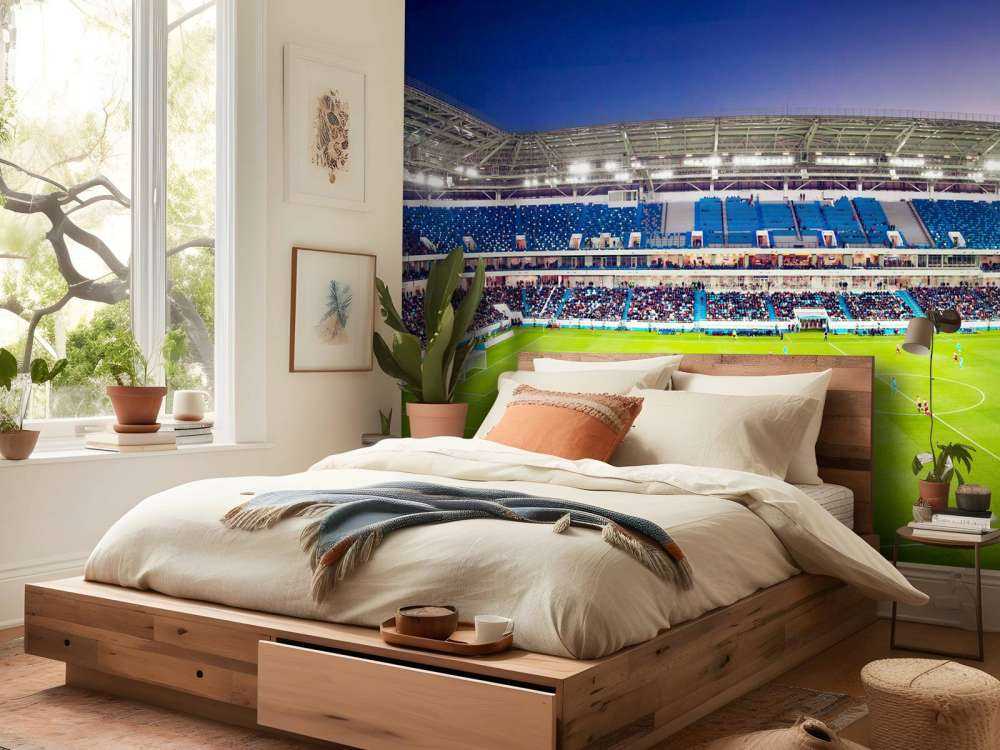 Football stadium panorama