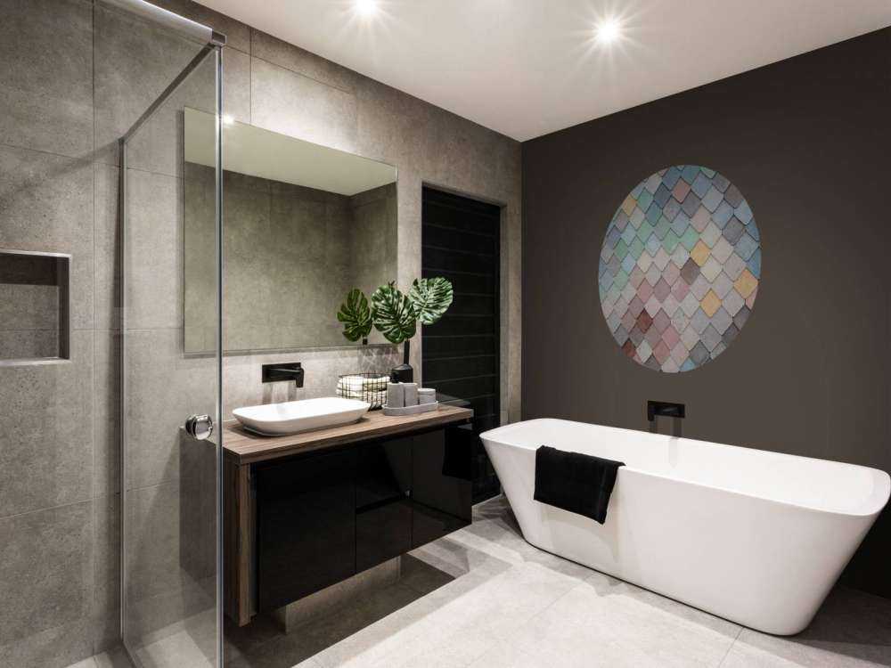 Pastel coloured tiles