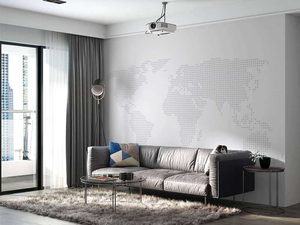 Dotted world map