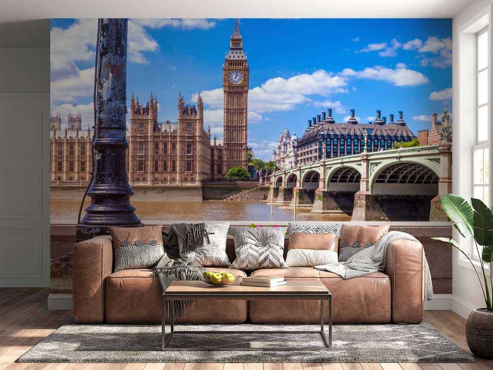 Pink roses in London