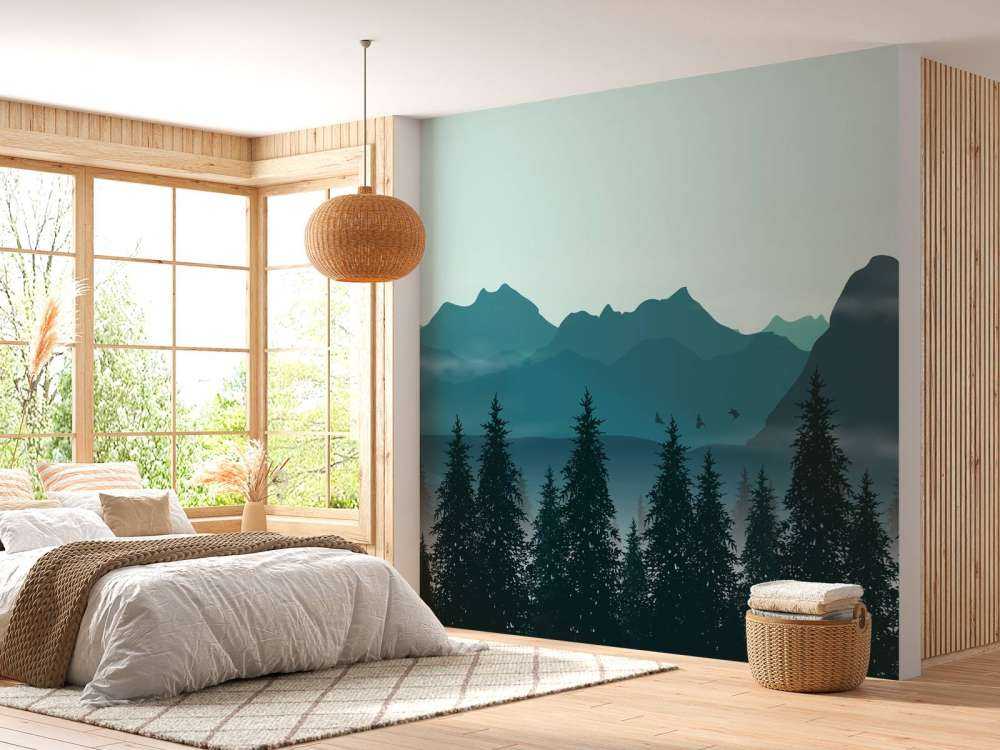 Illustration of forest