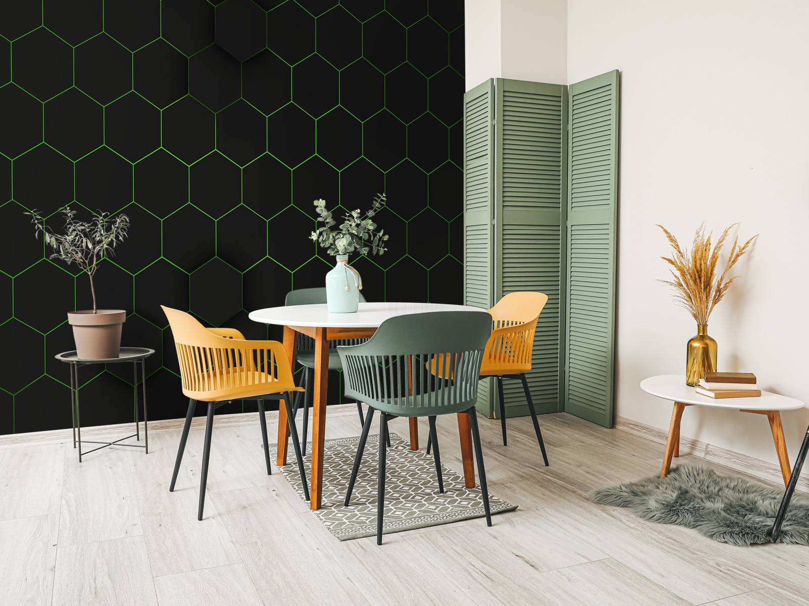 Green beehive