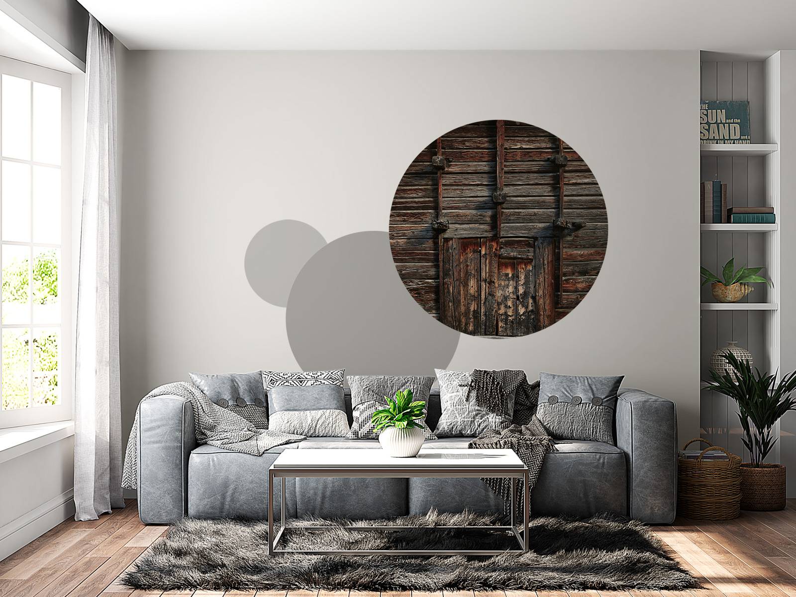 Old wood with beams