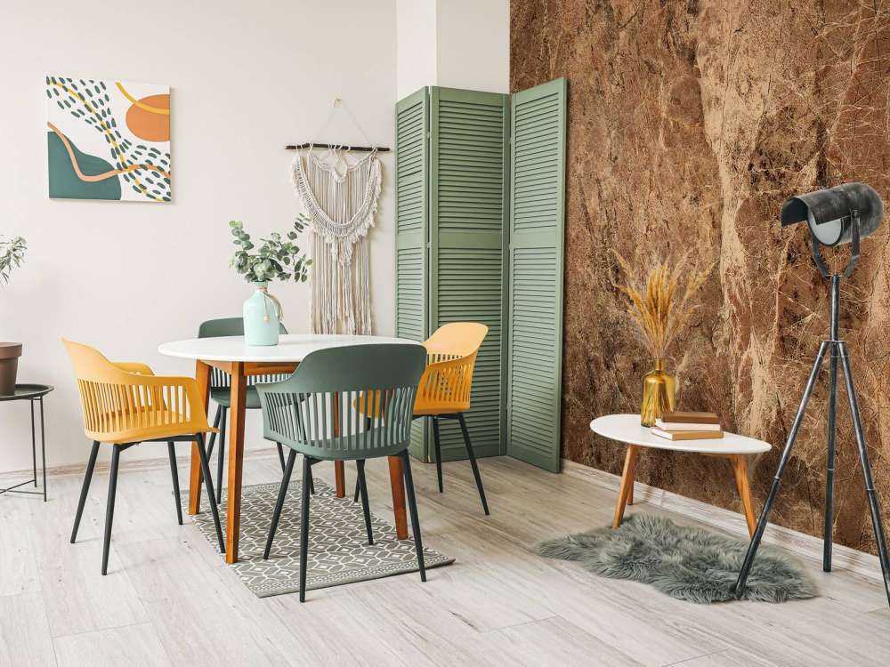 Texture of brown marble