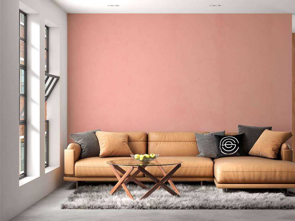 Pastel pink concrete