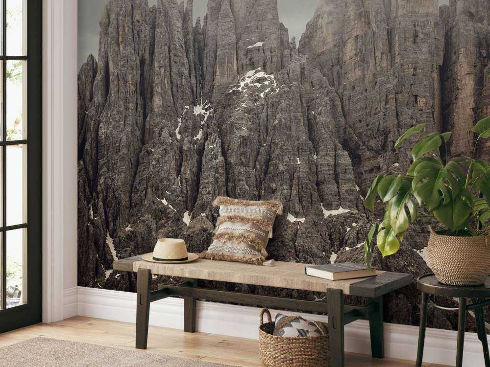 Mountain Peaks in the Dolomites