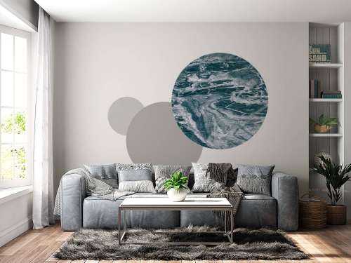 Blue abstract marble