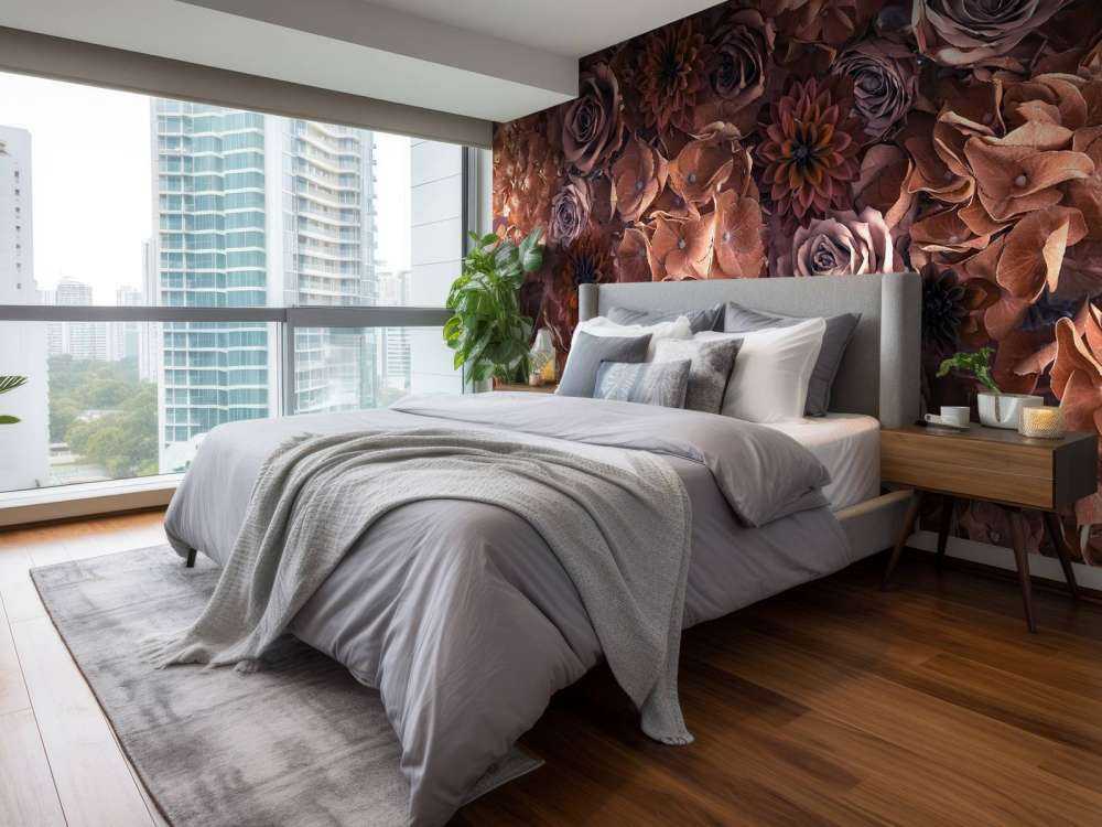 Hydrangeas, roses and dahlias