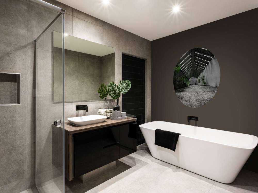 Industrial hall with plants