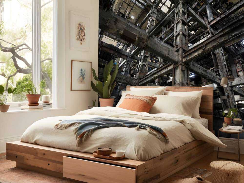 Old abandoned coal laundry