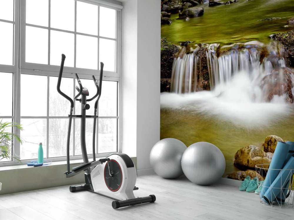 Detailed small waterfall