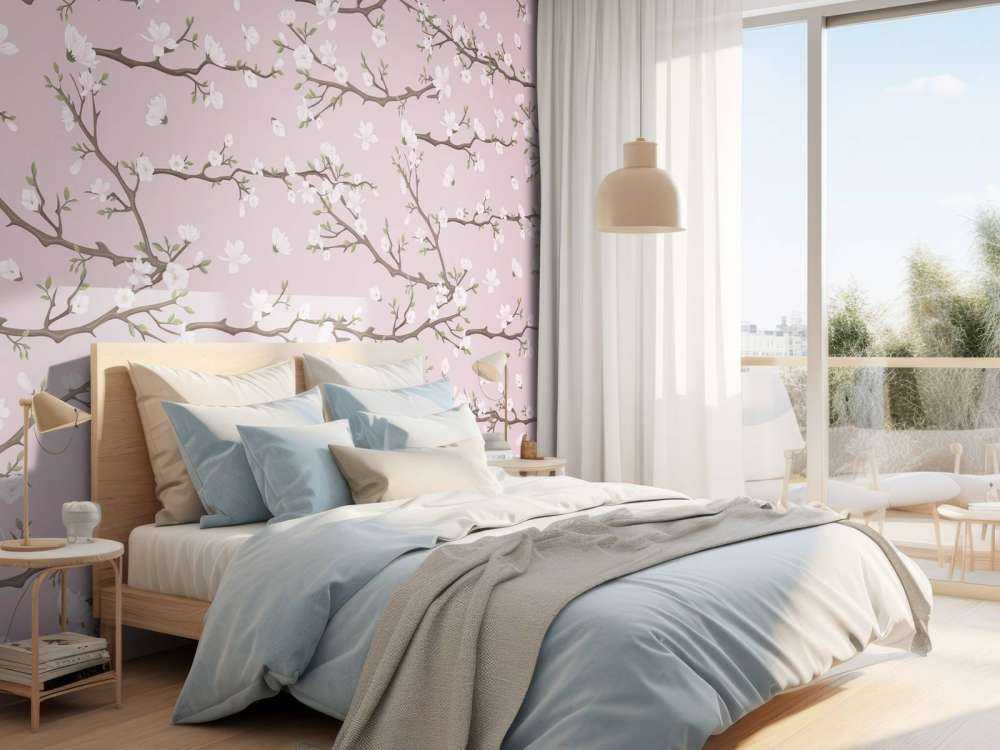 Pink spring branches