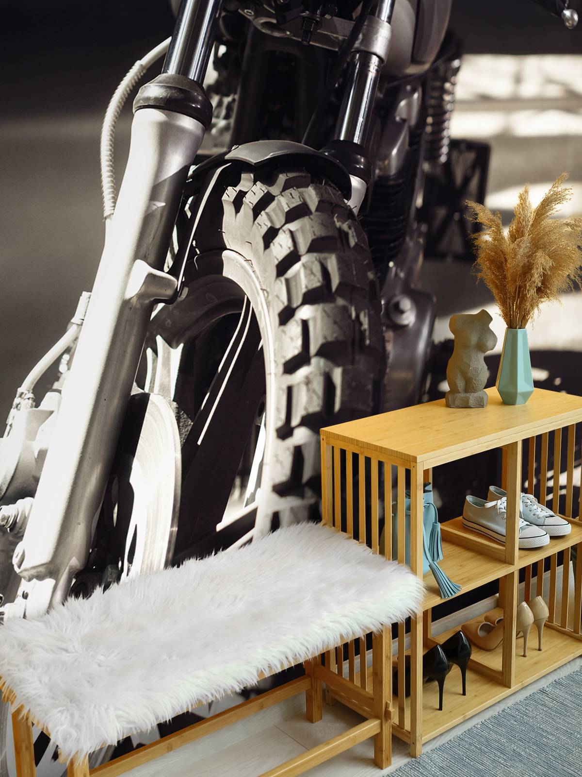 Front view motorcycle