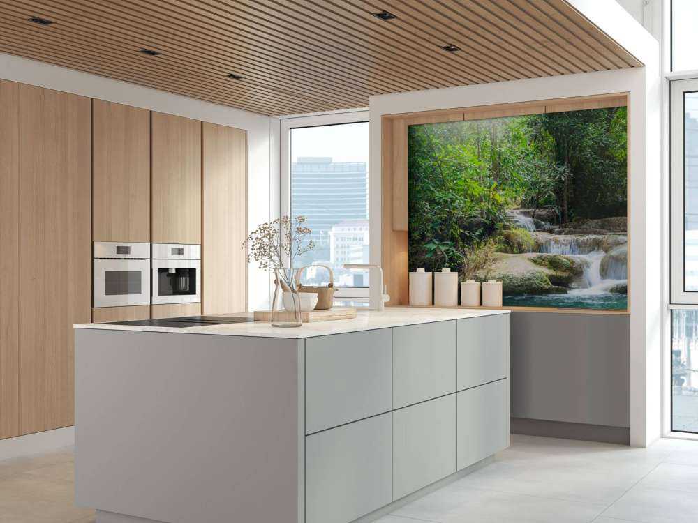 Erawan waterfall in Thailand