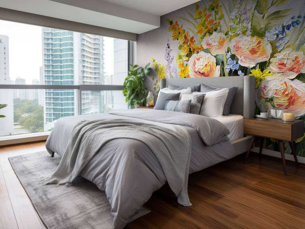 Boeket met zomerse bloemen