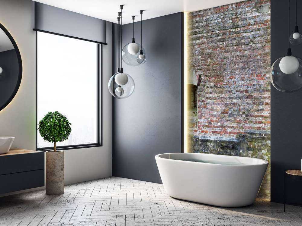 Gelaagde bakstenen muur