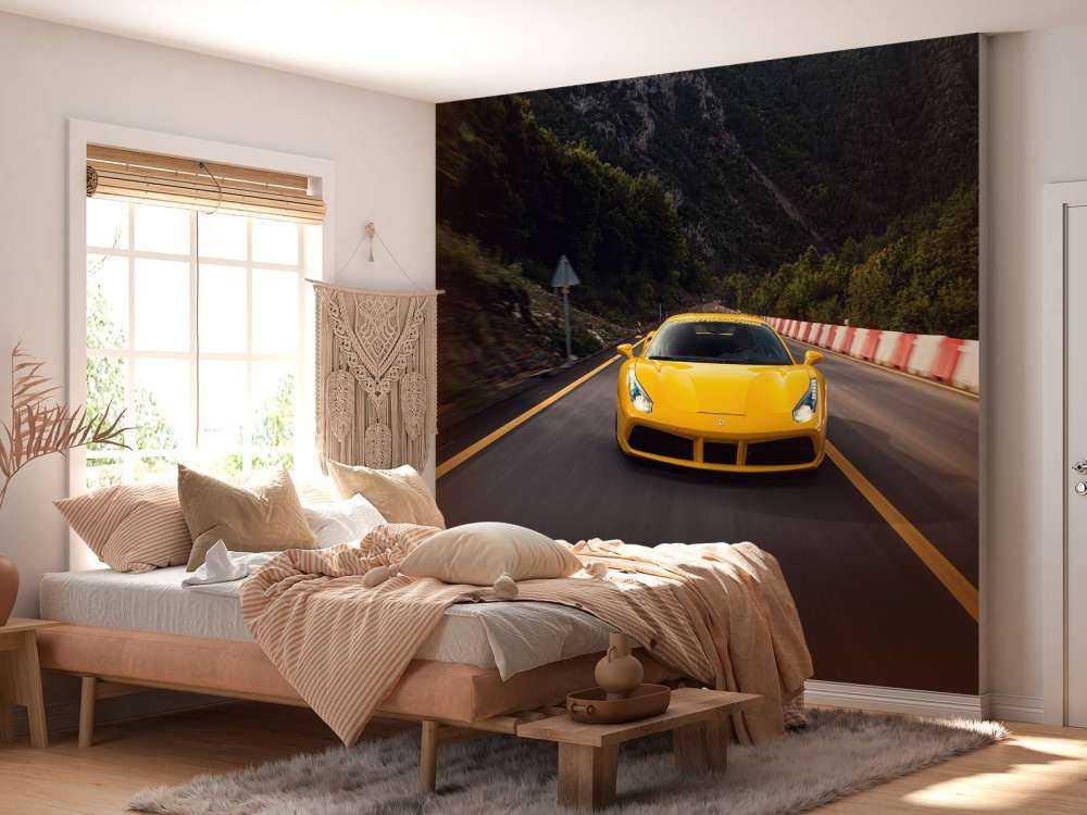 Speed through green mountain passes