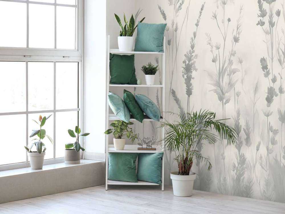 Lavender Glade Seamless Ivory White