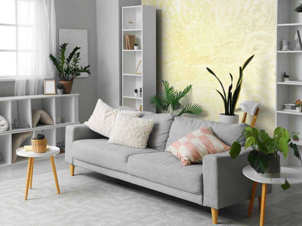 Yellow and grey mandalas