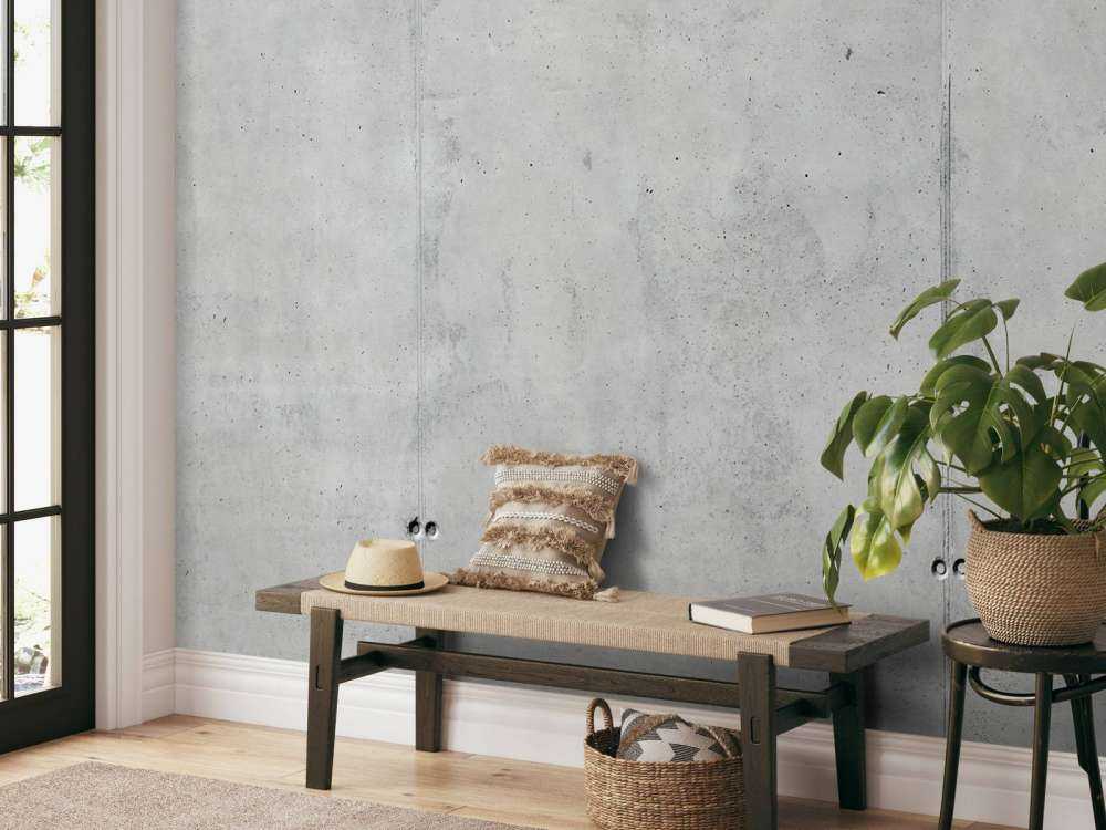 Gedetailleerd betonnen muur