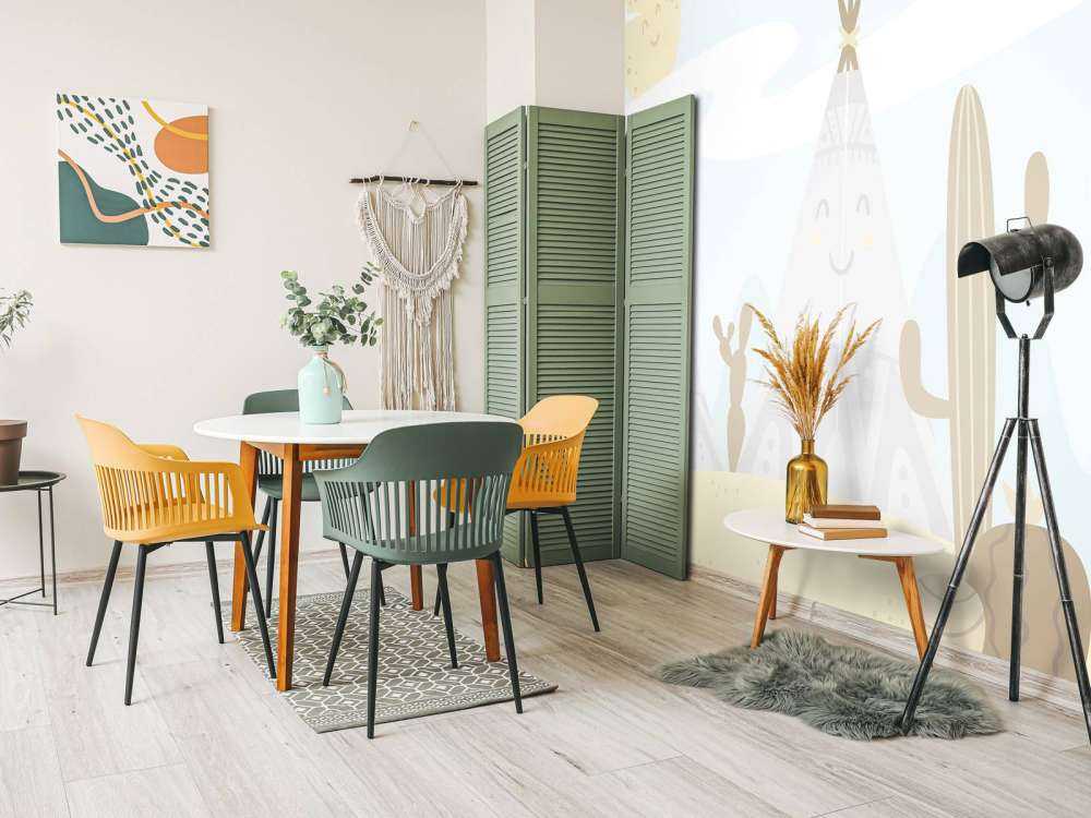 Kinderlijk woestijn design