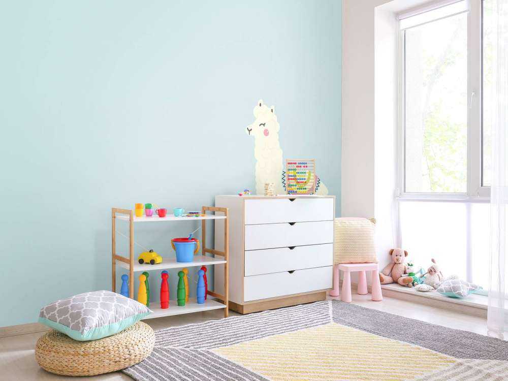 Alpaca design met een blauwe achtergrond