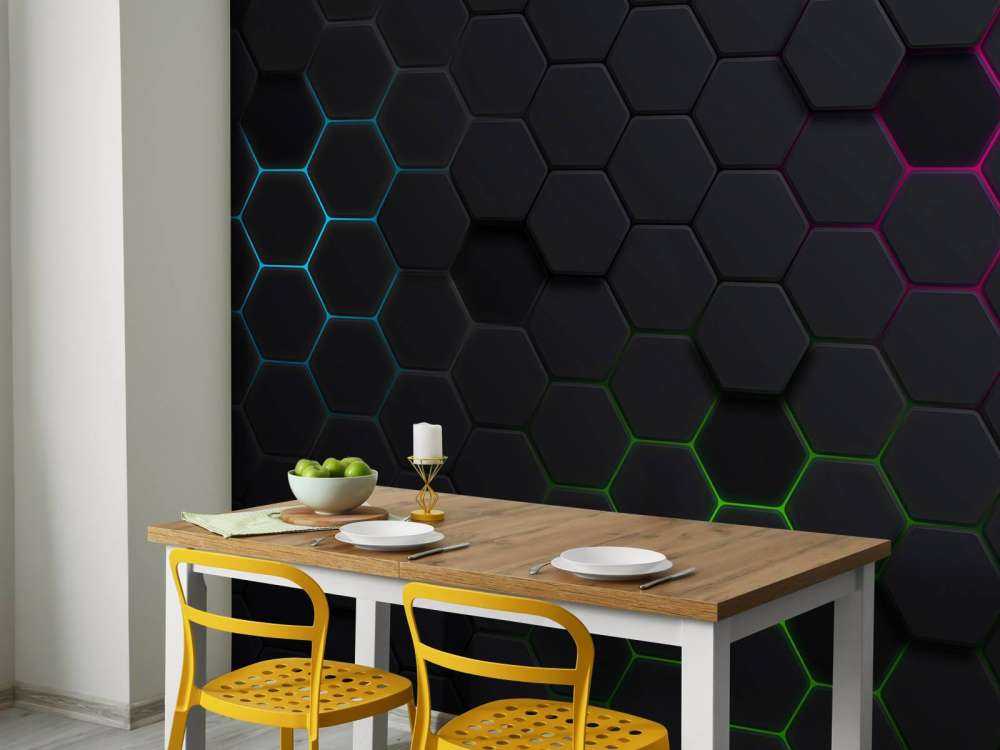 Luminous hexagons