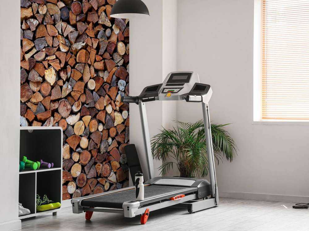 Stacked wood