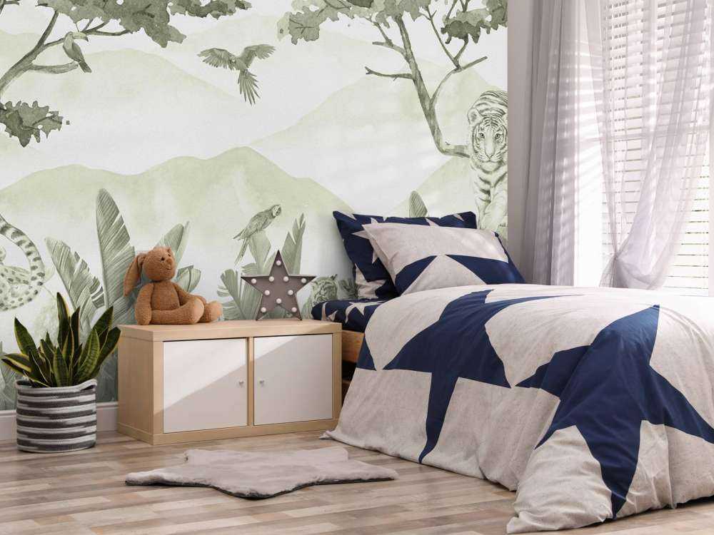 Jungle predators in green