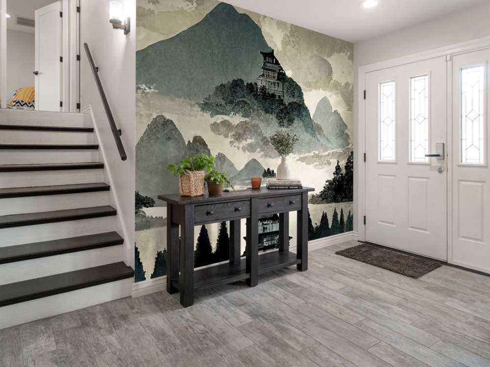 Geïllustreerde Chinese landschap